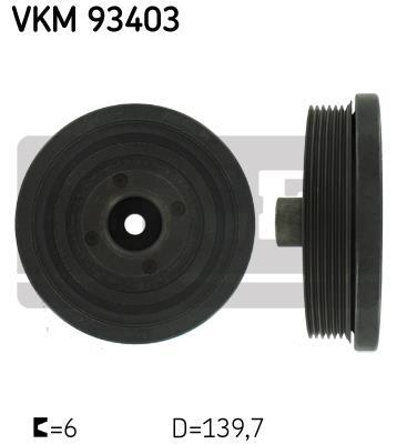 Poulie damper (Poulie de vilebrequin) SKF VKM 93403